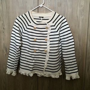 Striped Cardigan Jacket