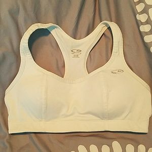 White sports bra