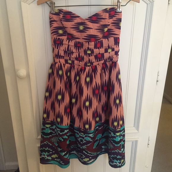 MM Couture by Miss Me strapless dress XS