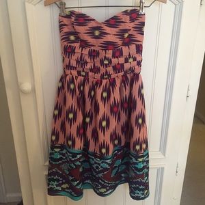 MM Couture by Miss Me strapless dress XS