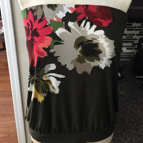 Tube Top with flowers
