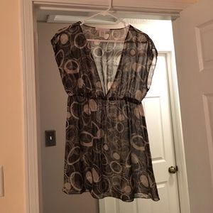 Charlotte Russe sheer baby doll top