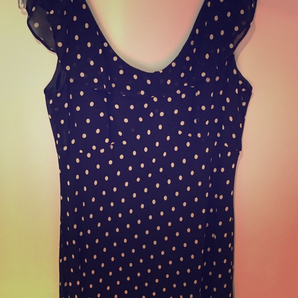 Black and White Ruffle Dress