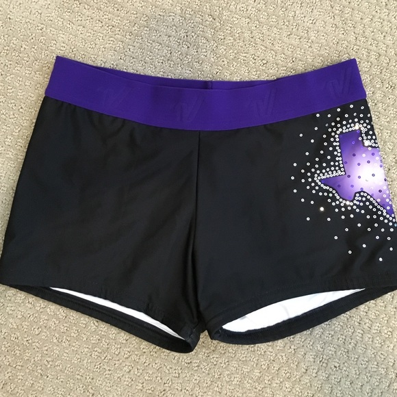 Adult Medium Sparkly SOT varsity spandex
