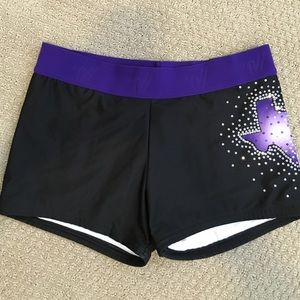 Adult Medium Sparkly SOT varsity spandex