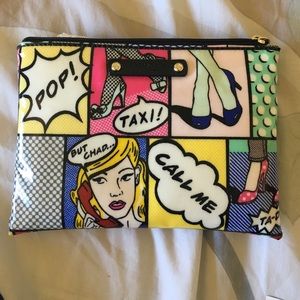 Kate Spade mini pouch pop art