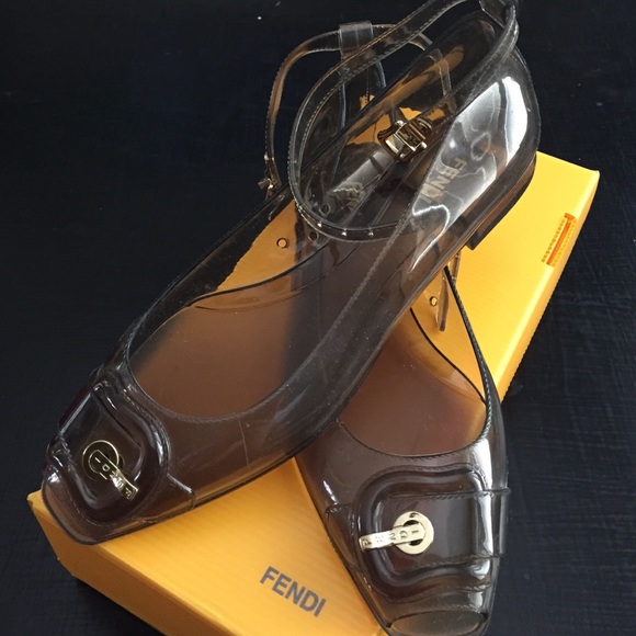 Fendi Jelly Ballerina Flats size 10