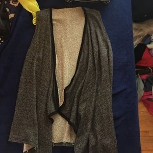 Grey reversible vest