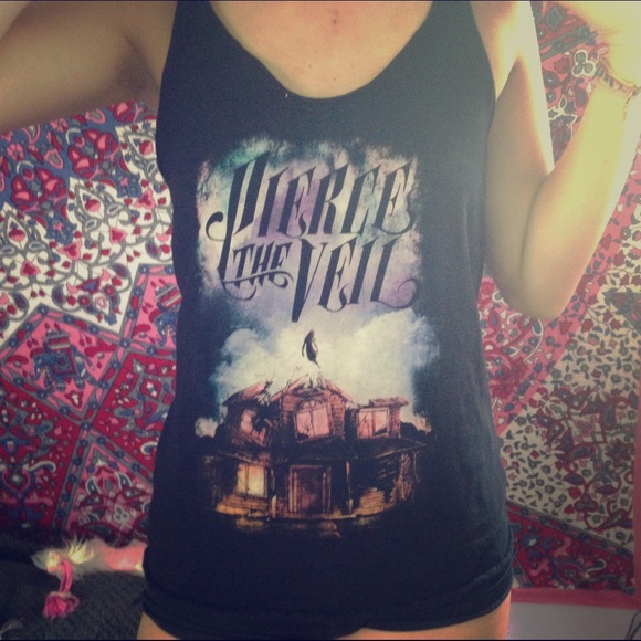 Hot Topic Tops - Pierce the veil racerback tank hot topic emo