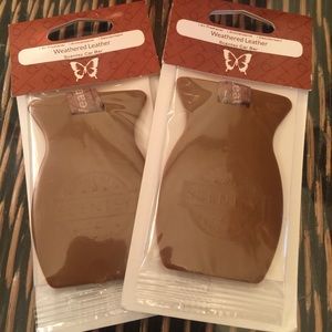 Scentsy Car bars, 2 Weathered Leather