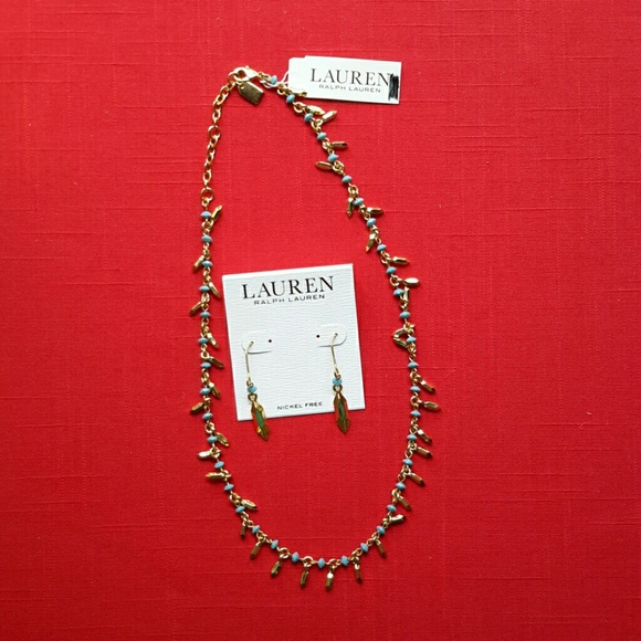 Ralph Lauren Necklace & Earring Set