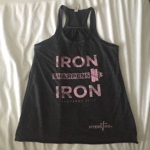 Myers Cross Training Iron Sharpens Iron WO Tank