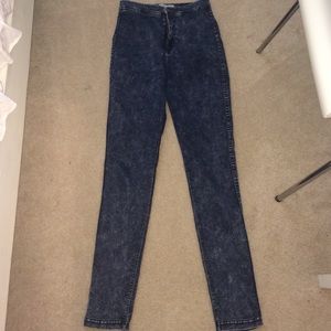 High waisted American apparel jeans