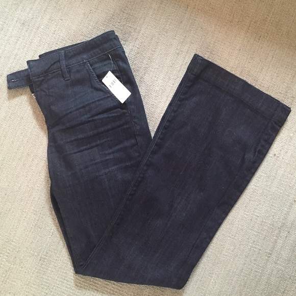 Pilcro and the Letterpress wide-leg denim trousers