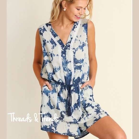 Splatter Print Romper - Picture 4 of 4