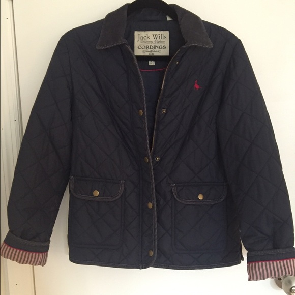 Navy quilted Jack Wills jacket