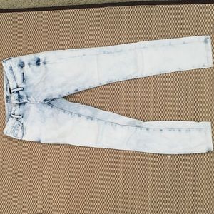 faded light wash jeans