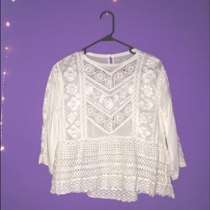 💙 Kimchi Blue Crochet Top 💙