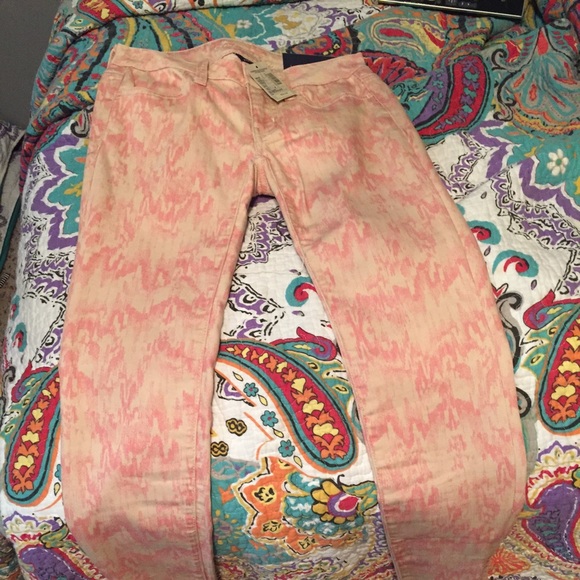 Printed skinny jeans