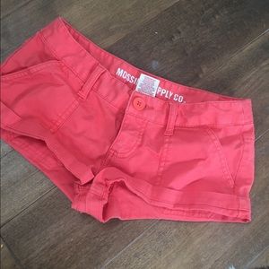 coral shorts