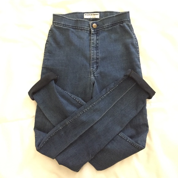 American Apparel Deep Blue Easy Jeans