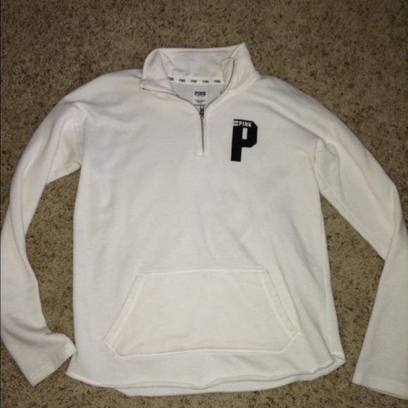 VS PINK half zip pullover