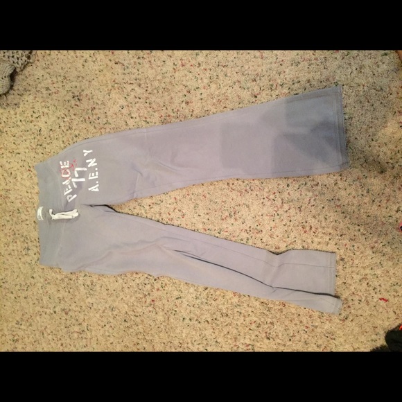 Gray sweatpants