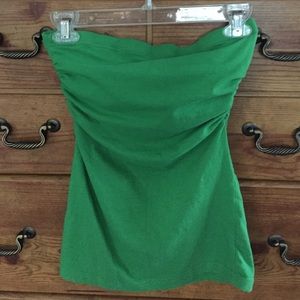 Green tube top