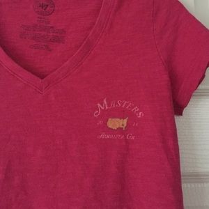 Masters vneck tshirt