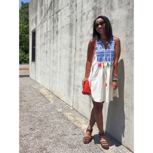 1 Hour sale!! Tassel Dress - Picture 2 of 4