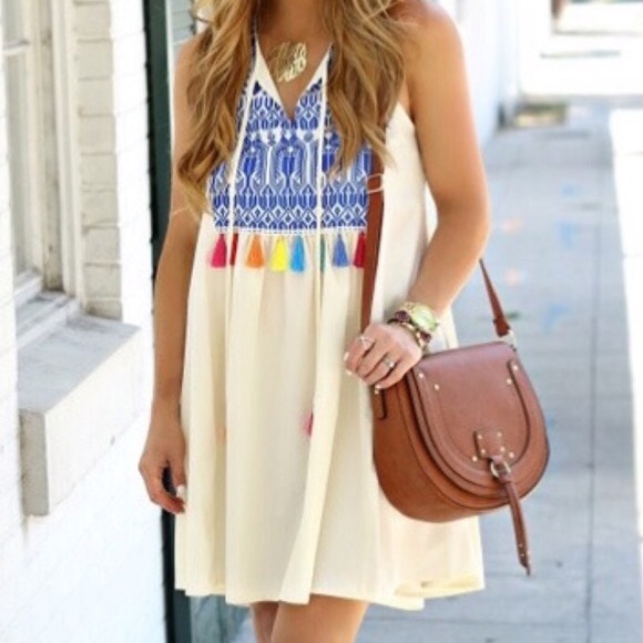 1 Hour sale!! Tassel Dress - Picture 3 of 4