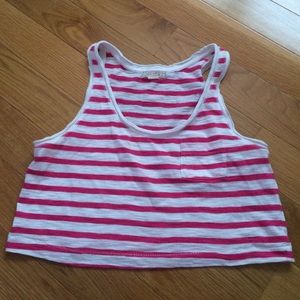 Striped crop top
