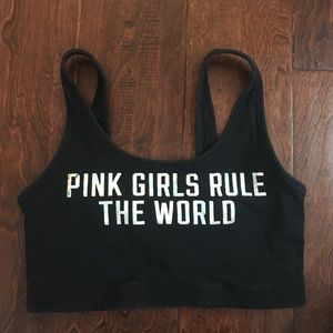 VS Pink crop top/sports bra