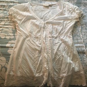 DKNY Jeans white blouse