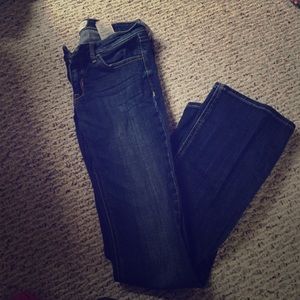 Hollister boot cut jeans size 1s. Medium wash