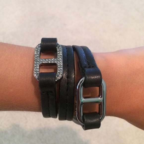 Tory Burch Leather Wrap Bracelet