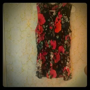 Floral Button Up shirt