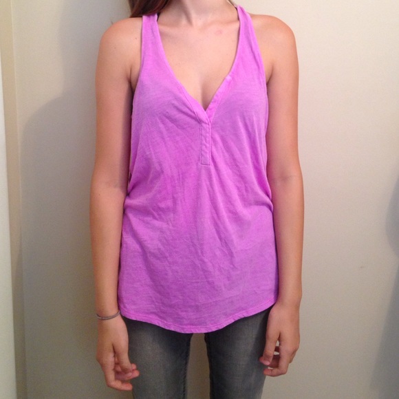 A magenta tank top