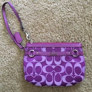 Coach wristlet