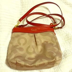 Coach Ashley Dotted Hippie Bag