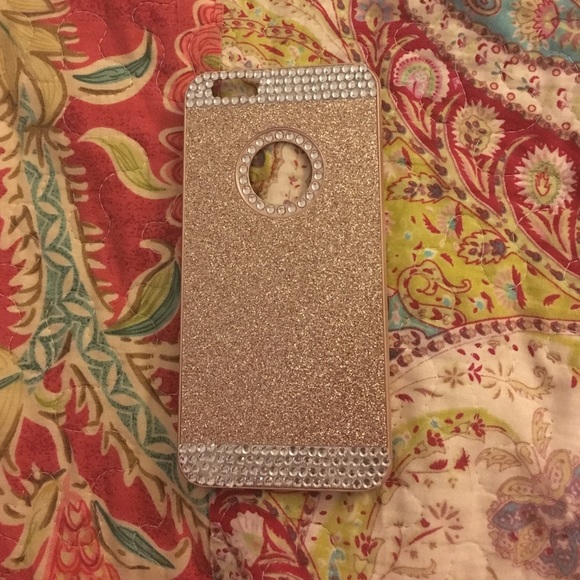 Gold glitter iPhone 6/6s case