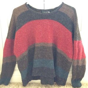 Forever 21 Striped Wool Sweater