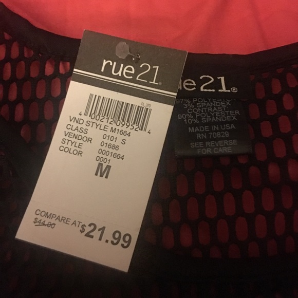 Brand new black dress with mesh openings - Picture 3 of 4