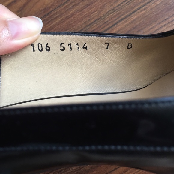 *sale* Authentic Vintage Gucci Leather Slingbacks - Picture 3 of 4