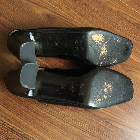 *sale* Authentic Vintage Gucci Leather Slingbacks - Picture 4 of 4