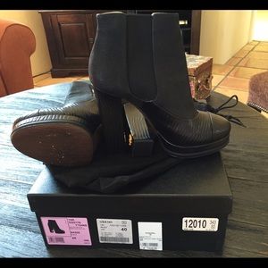 Authentic Chanel booties in a euro size 40 (US 9).