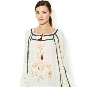 🎈SOLD🎈Free People Tiger Lily Embroidered Top