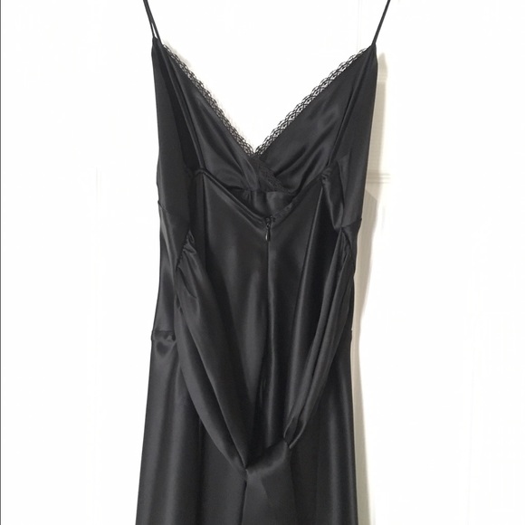Arden B. 100% silk black cocktail dress - Picture 2 of 4