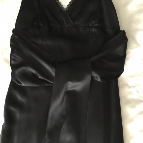 Arden B. 100% silk black cocktail dress - Picture 4 of 4