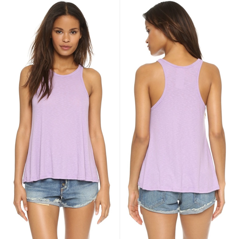 FREE PEOPLE lavender tank top!
